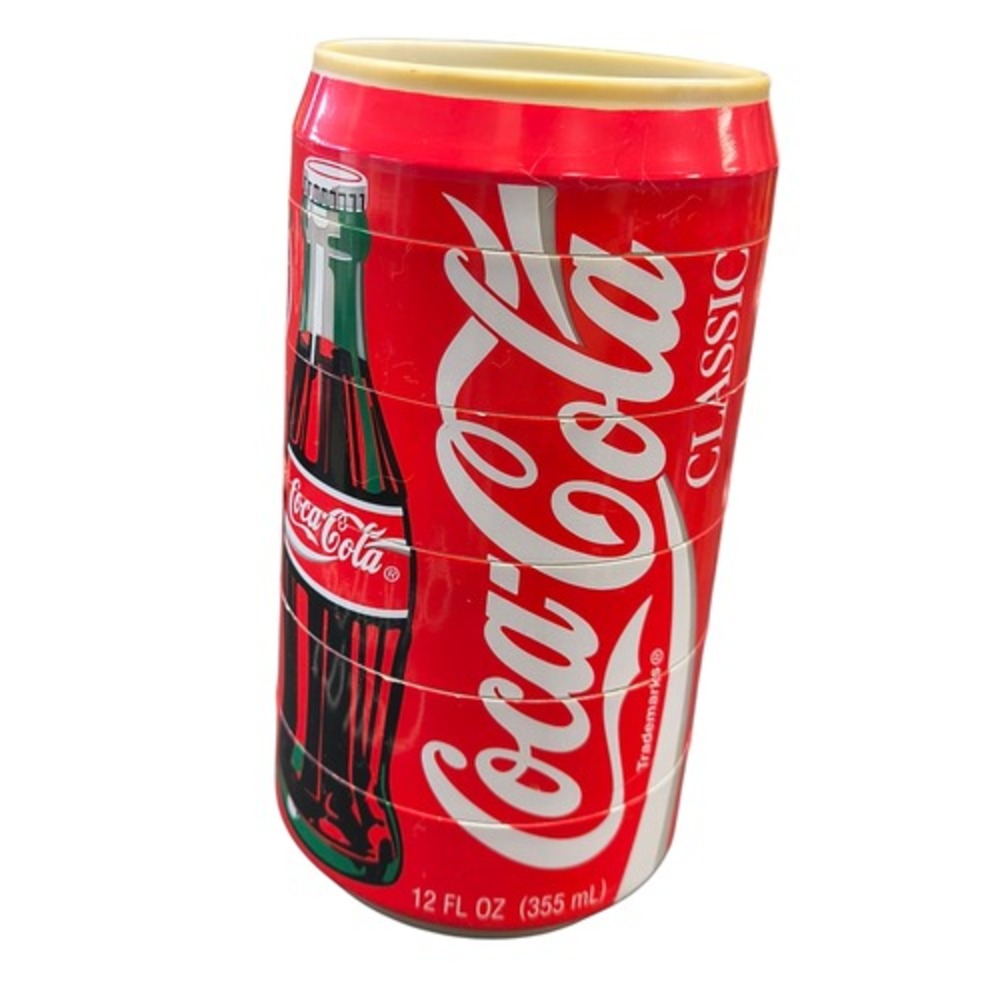 1995 Coca-Cola Classic Puzzle Can 12 oz - 6 Coasters